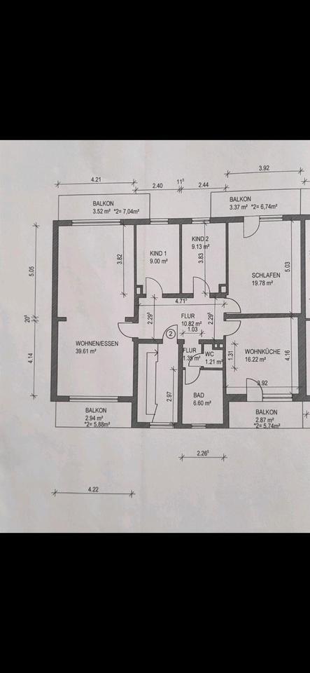 5 ZKB Wohnung mit 4 Balkon und Garten in ruhiger idyllischer Lage zimmer