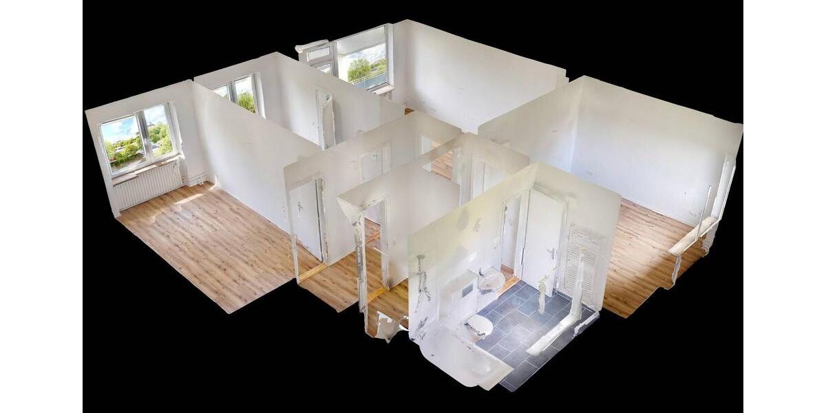 Etagenwohnung Rendsburg - 3 Zimmer, 68 m&sup2;, 689&euro; | Angebot:26635406