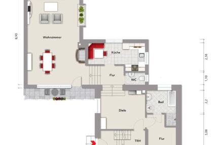 Wohnung Seeheim-Jugenheim Jugenheim - 6 Zimmer, 150 m&sup2;, 1.630&euro; | Angebot:25144571