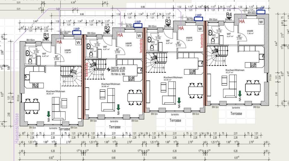 Reihenhaus Aerzen - 4 Zimmer, 104 m&sup2;, 1.417&euro; | Angebot:26430904