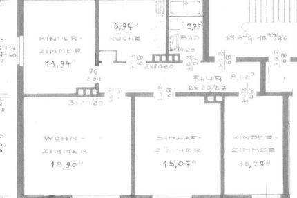 Wohnung Bielefeld Heepen - 4 Zimmer, 75 m&sup2;, 627&euro; | Angebot:26693924