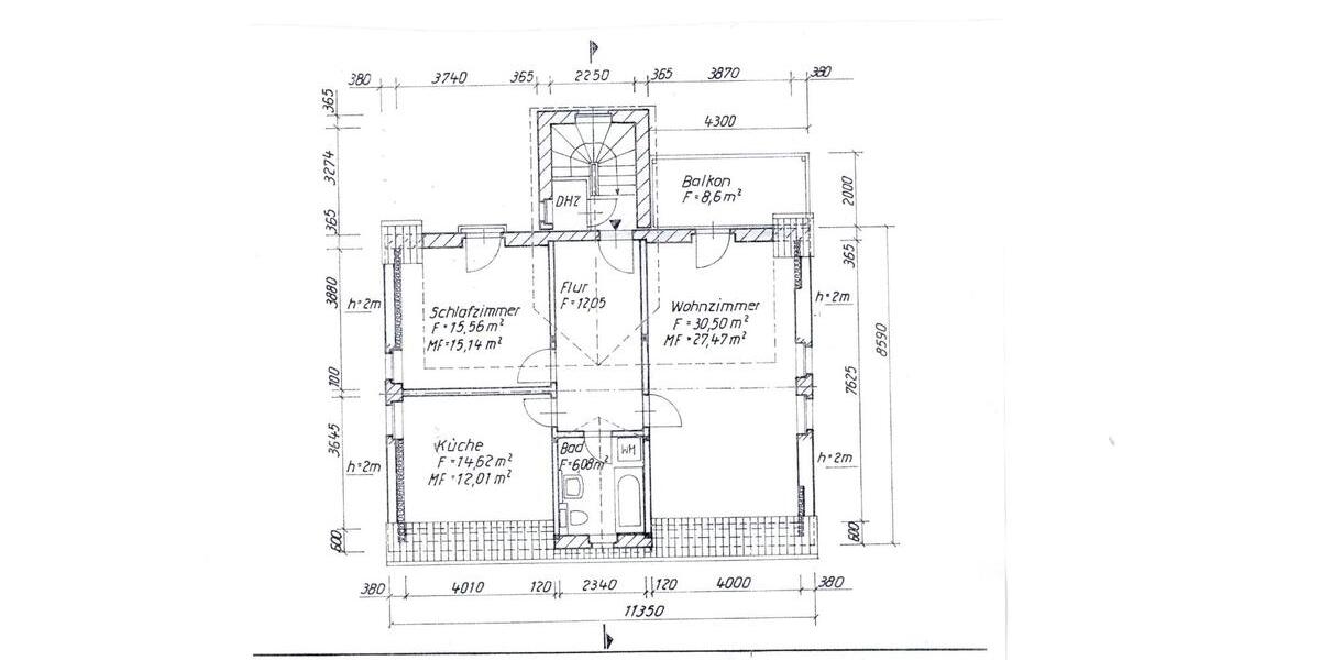 Dachgeschoßwohnung Nossen - 2 Zimmer, 78 m&sup2;, 480&euro; | Angebot:25918844