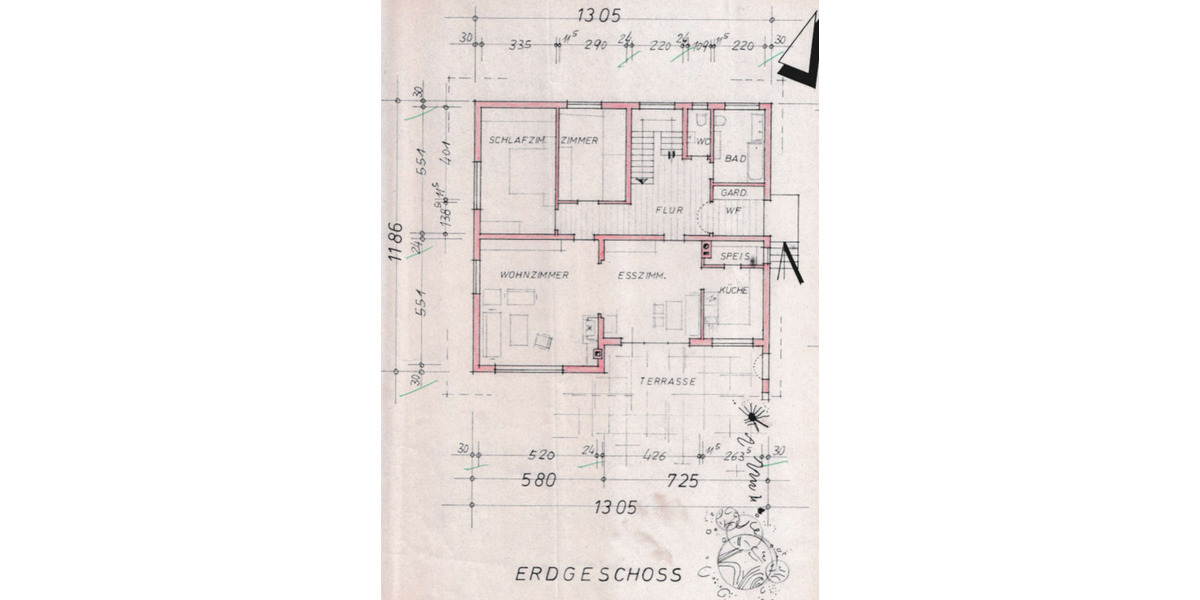 Erdgeschoßwohnung Rot an der Rot - 5 Zimmer, 136 m&sup2;, 1.596&euro; | Angebot:24455081