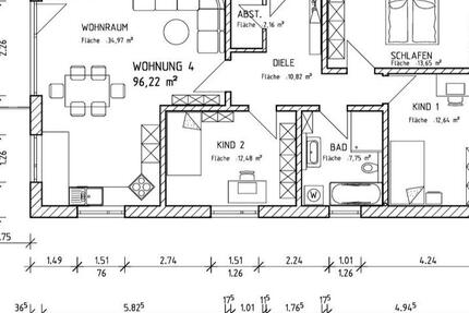 Neubauwohnung ca. 97qm in Memmingen-Amendingen zu vermieten 4 zimmer