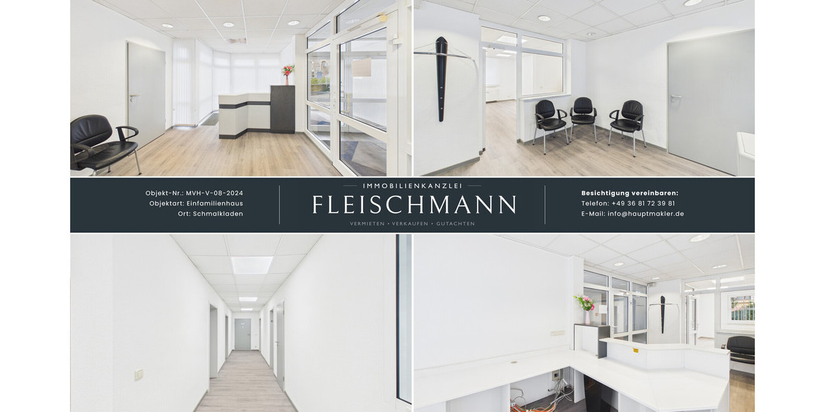 Attraktive Büro- oder Praxisfläche in zentraler Lage von Suhl – alles fußläufig erreichbar - Gewerbeobjekt Suhl | Angebot:26924301