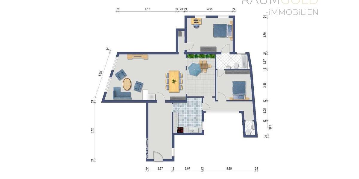 Etagenwohnung Lörrach - 3 Zimmer, 109 m&sup2;, 1.250&euro; | Angebot:26464138