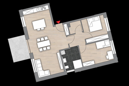Haus Schmidgaden - 3 Zimmer, 88 m&sup2;, 1.200&euro; | Angebot:24419138