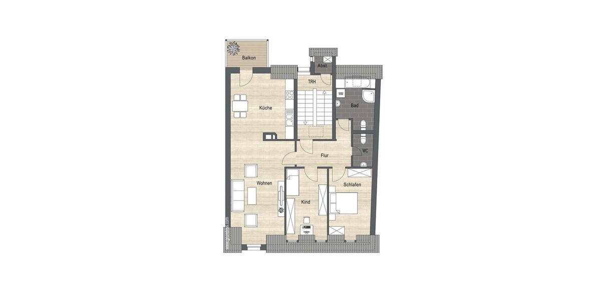 Dachgeschoßwohnung Görlitz - 3 Zimmer, 102 m&sup2;, 595&euro; | Angebot:23005317
