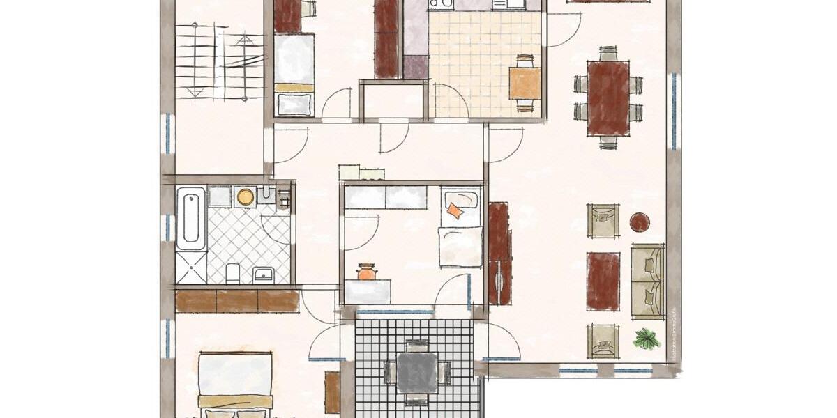 Etagenwohnung Werlte - 4 Zimmer, 103 m&sup2;, 670&euro; | Angebot:24996730