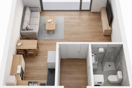 Wohnung Lügde - 1 Zimmer, 35 m&sup2;, 340&euro; | Angebot:25721943