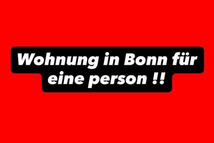 Wohnung in bonn ! 1 zimmer