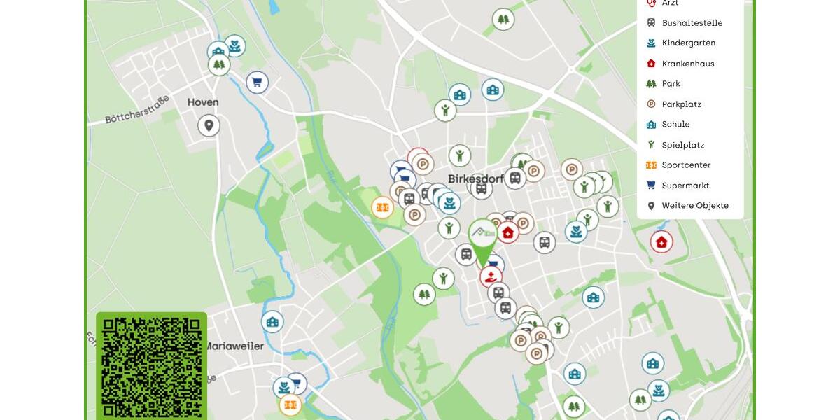 + 5PLUS IMMO + VIELSEITIGE GESUNDHEITS-ODER BÜROFLÄCHE IN GUTER LAGE VON DÜREN-BIRKESDORF +++ zimmer