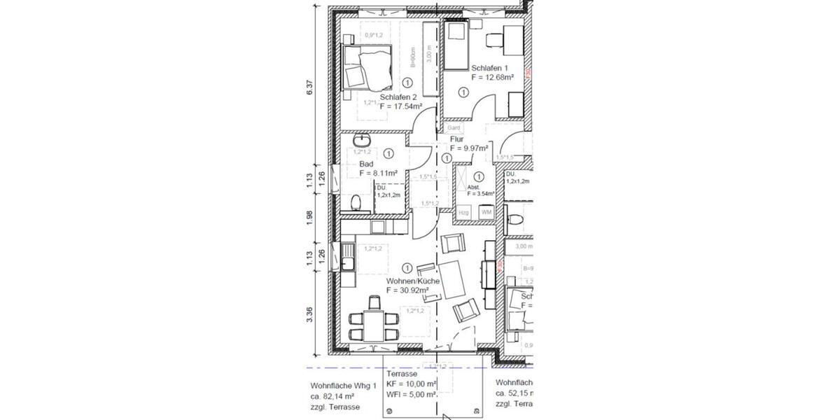 Erdgeschoßwohnung Harpstedt - 3 Zimmer, 87 m&sup2;, 895&euro; | Angebot:26278987