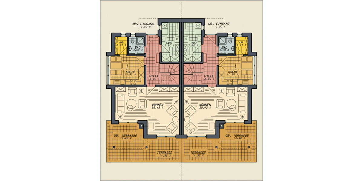 Doppelhaushälfte Pinnow - 4 Zimmer, 140 m&sup2;, 1.200&euro; | Angebot:26009205