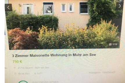 Schöne Maisoneten Wohnung in einer Doppelhaushälfte 3 zimmer