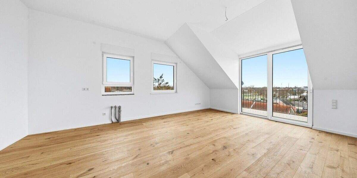 BLICKFANG: DG-Neubauwohnung mit 4 Zimmern, 2 Stellplätzen und Balkon mit wunderschöner Aussicht 4 zimmer