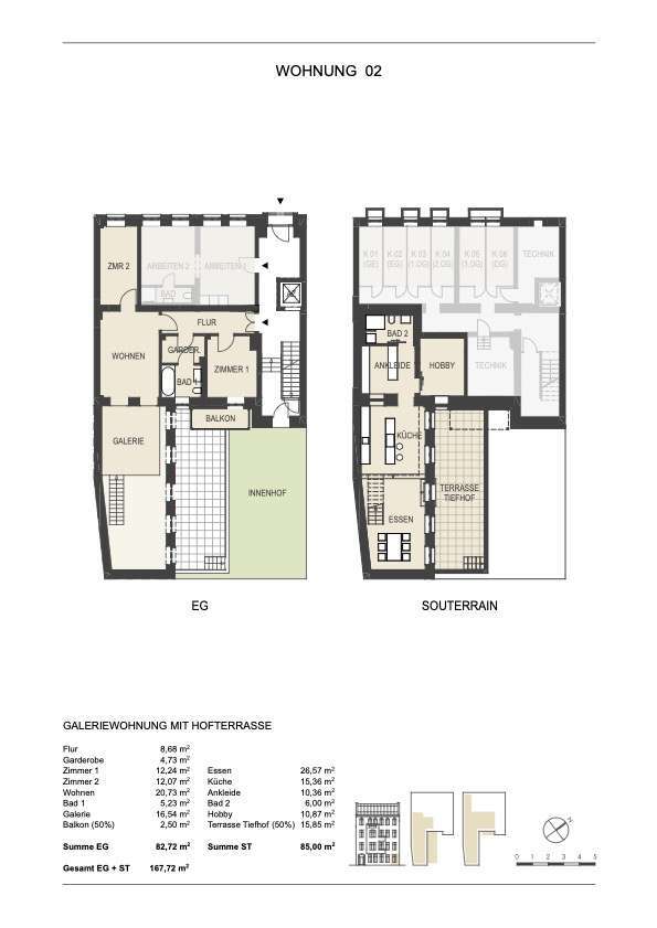 Wohnung zum Mieten in Berlin 4.175 € 167 m²