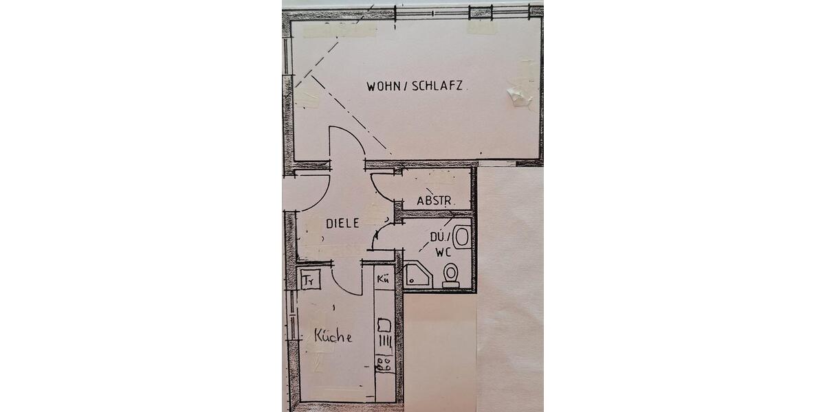Etagenwohnung Ebhausen - 1 Zimmer, 52 m&sup2;, 470&euro; | Angebot:26566842