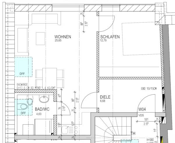 KfW-40! 2 Zimmer-Neubau-Wohnung mit EBK