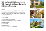 15 qm Zimmer in WG-Reiheneckhaus mit chilligem Garten 1 zimmer