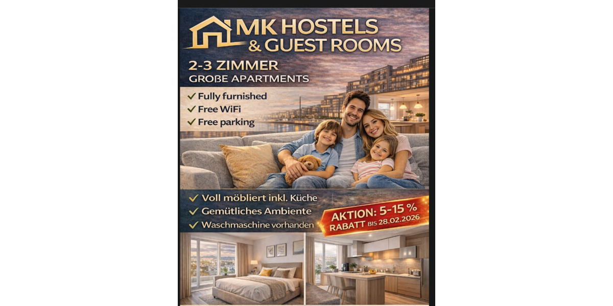 Wohnen auf Zeit Oyten - 3 Zimmer, 98 m&sup2;, 29&euro; | Angebot:25532393