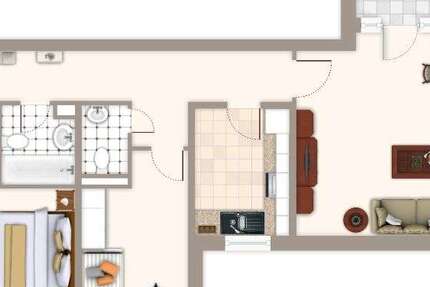 Wohnung Mönchengladbach Odenkirchen - 3 Zimmer, 81 m&sup2;, 769&euro; | Angebot:27020979