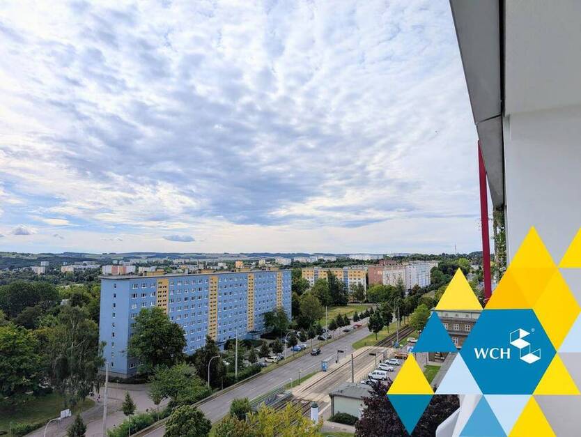 Hell, modern, komfortabel - 1-RaumWohnung mit Loggia u. Weitblick