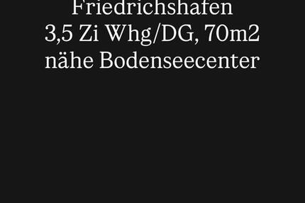 Wohnung Friedrichshafen - 3.5 Zimmer, 70 m&sup2;, 1.100&euro; | Angebot:24639682