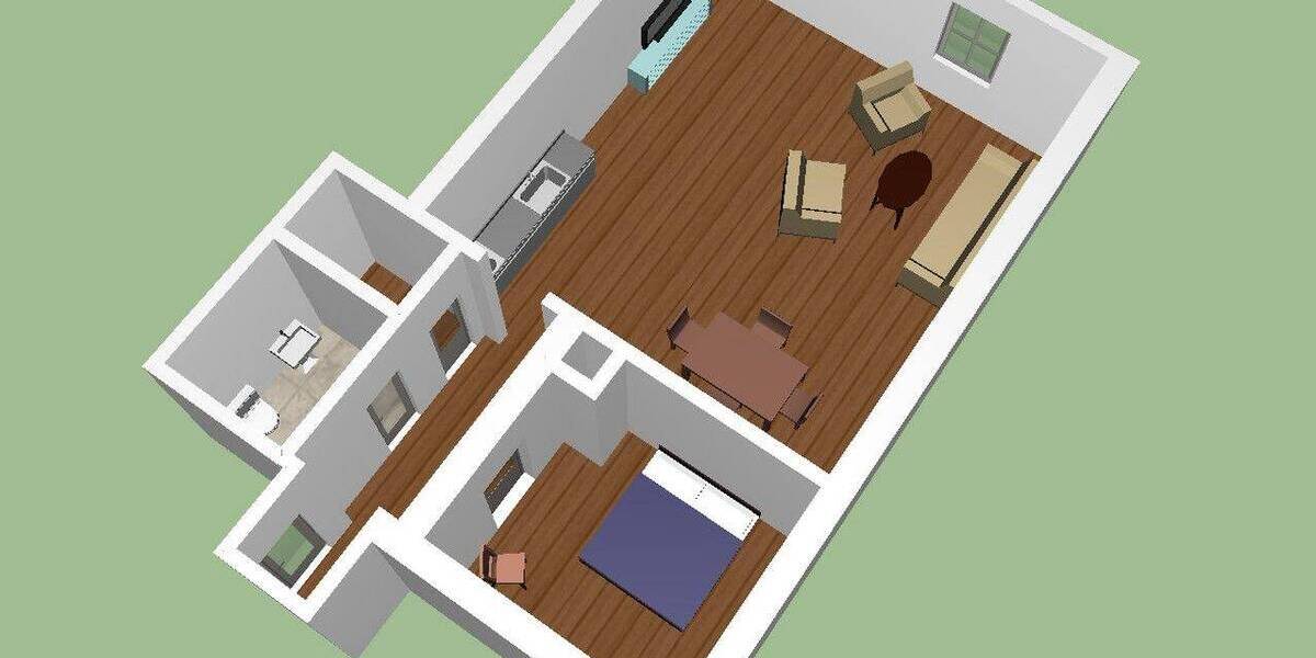 Etagenwohnung Bogen Bogenberg - 2 Zimmer, 70 m&sup2;, 699&euro; | Angebot:26805138