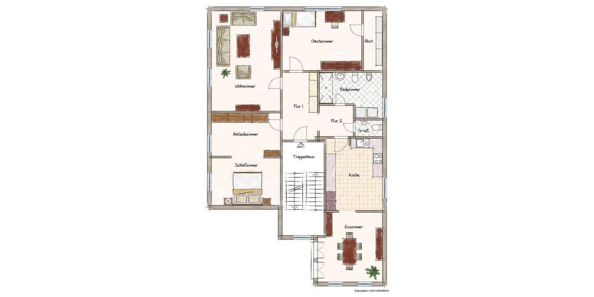 Etagenwohnung Bad Salzuflen Innenstadt - 4 Zimmer, 125 m&sup2;, 950&euro; | Angebot:26205741