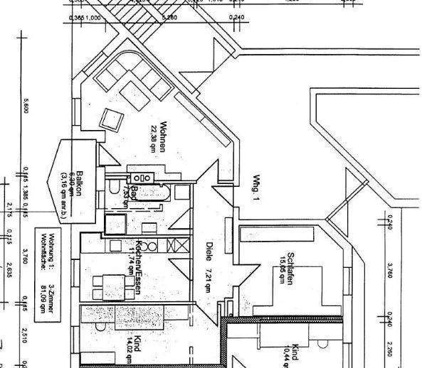Etagenwohnung Altenstadt a.d.Waldnaab Altenstadt - 3 Zimmer, 81 m&sup2;, 590&euro; | Angebot:26472783