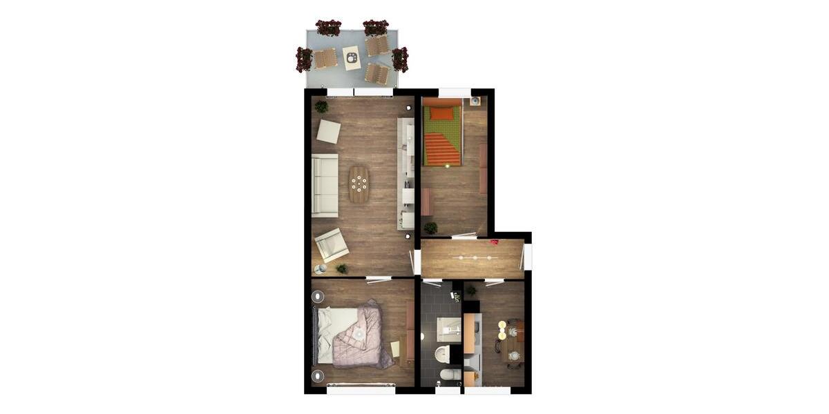 Etagenwohnung Schönebeck (Elbe) - 3 Zimmer, 62 m&sup2;, 371&euro; | Angebot:25219160