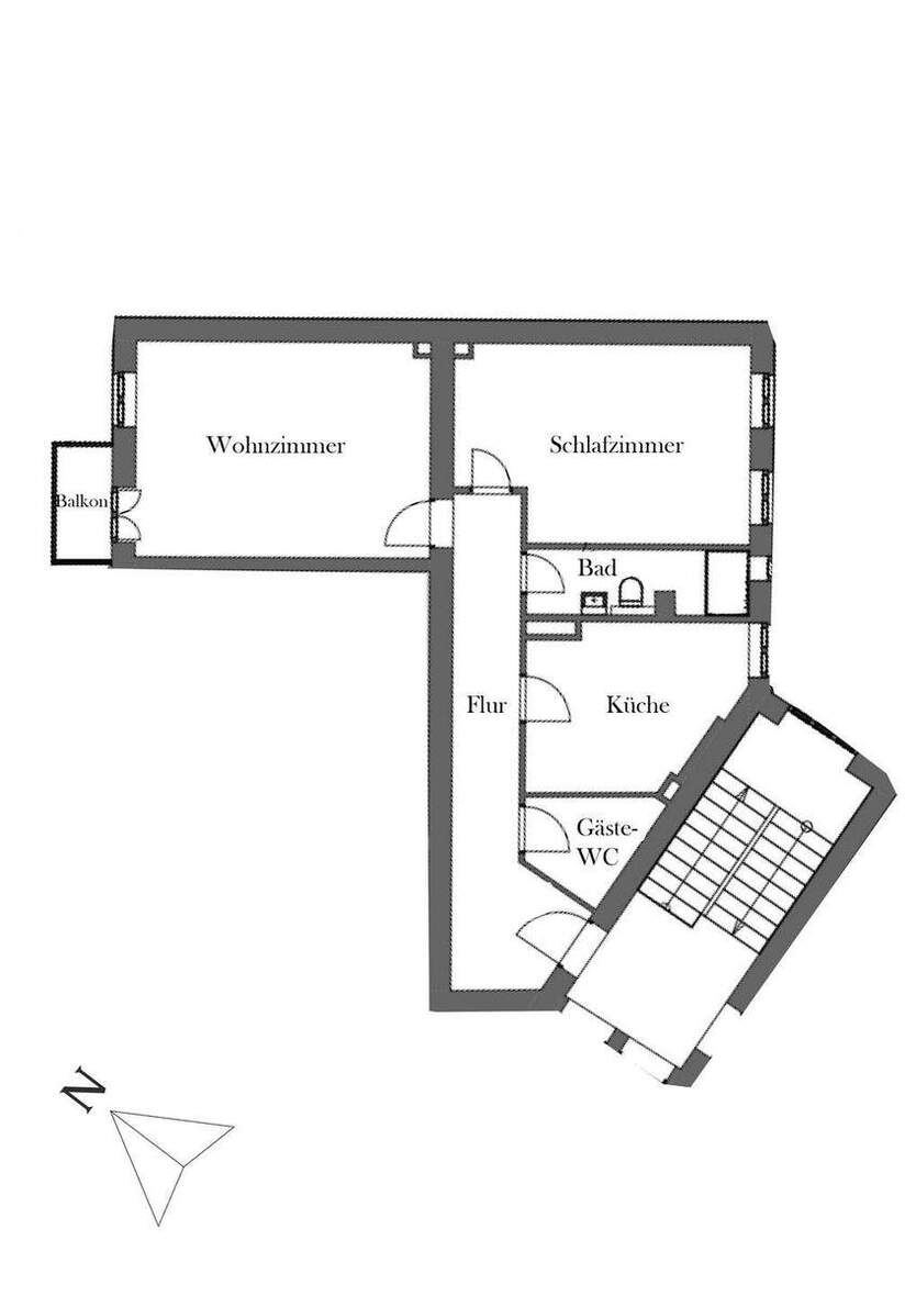 Repräsentative 2-Zimmer Wohnung im Herzen von Tegel 2 zimmer