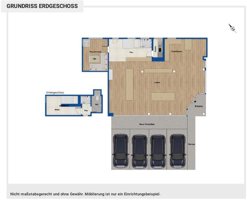 Attraktive Gewerbefläche (126 m²) mit Parkplätzen in Staufen – ab 012026 frei