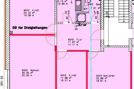 Erstbezug nach Sanierung 4-Raum-Wohnung 4 zimmer