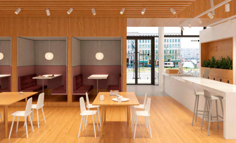 Büroräume in modernem Gebäude mit privater Dachterrasse - All-in-Miete