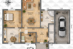 Terrassenwohnung Großschirma Großvoigtsberg - 3 Zimmer, 86 m&sup2;, 620&euro; | Angebot:26502234