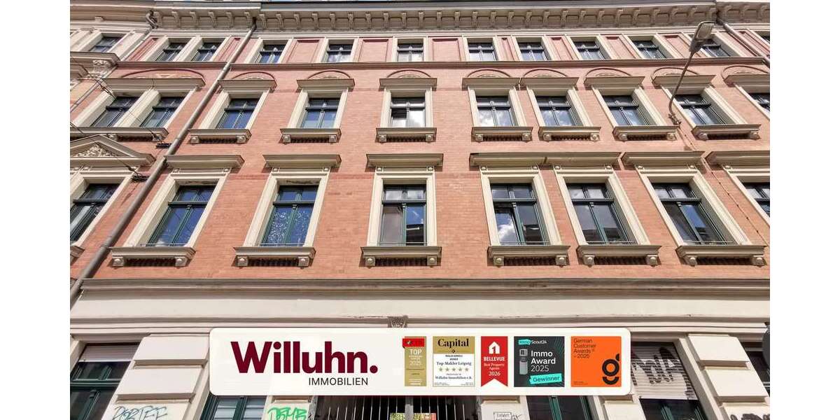 Etagenwohnung Leipzig Altwest - 1 Zimmer, 36 m&sup2;, 429&euro; | Angebot:26797058