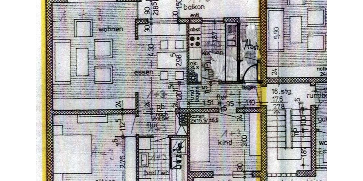 Erdgeschoßwohnung Kirchheimbolanden - 3 Zimmer, 98 m&sup2;, 1.200&euro; | Angebot:24396832