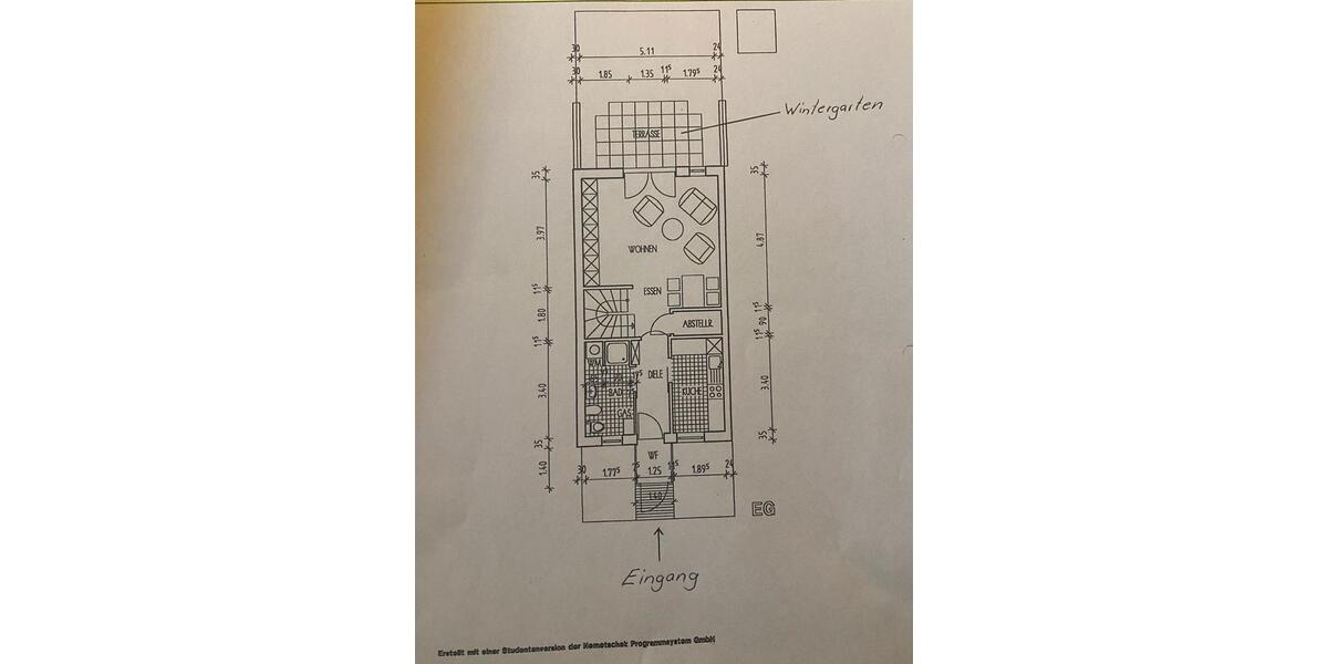 Reihenhaus Waldmünchen - 3 Zimmer, 88 m&sup2;, 650&euro; | Angebot:26697439