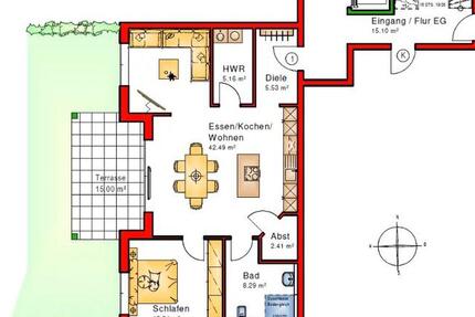 Wohnung Mannheim Feudenheim - 2.5 Zimmer, 85 m&sup2;, 1.350&euro; | Angebot:26546719