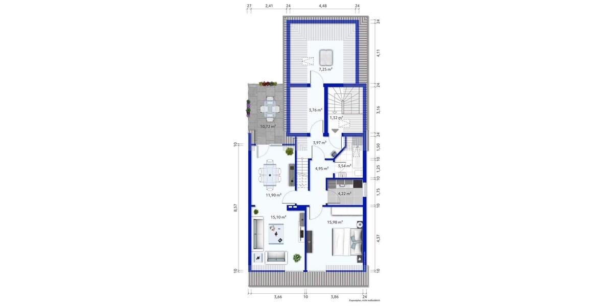 Etagenwohnung Essen Heisingen - 4 Zimmer, 76 m&sup2;, 780&euro; | Angebot:24673336
