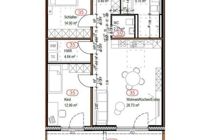 Attraktive 3-Zimmer-Wohnung mit Balkon in Weiden 3 zimmer