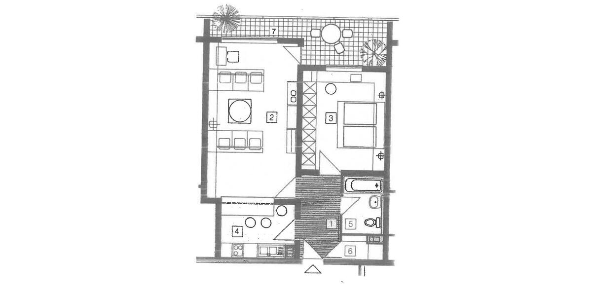 Etagenwohnung Heddesheim - 1 Zimmer, 62 m&sup2;, 850&euro; | Angebot:26600797
