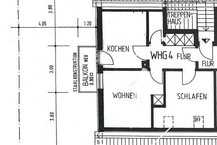 2 Zimmer Wohnung mit Balkon 2 zimmer