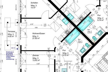 Moderne 3-Zimmer-Wohnung mit WBS – Erstbezug ab 01.04.2026 3 zimmer