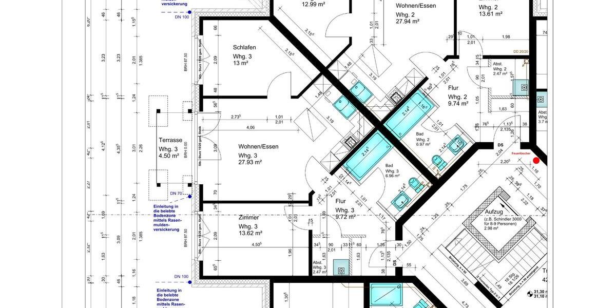 Moderne 3-Zimmer-Wohnung mit WBS – Erstbezug ab 01.04.2026 3 zimmer