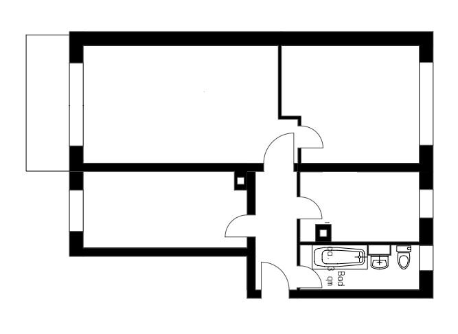 Etagenwohnung Lanitz-Hassel-Tal Tal - 3 Zimmer, 56 m&sup2;, 364&euro; | Angebot:26335768