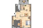 Etagenwohnung Duisburg Hamborn - 2.5 Zimmer, 46 m&sup2;, 409&euro; | Angebot:26677821