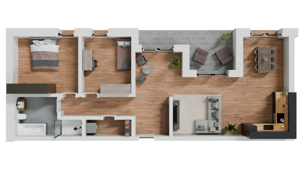 Etagenwohnung Straubing - 3 Zimmer, 89 m&sup2;, 1.160&euro; | Angebot:26740347